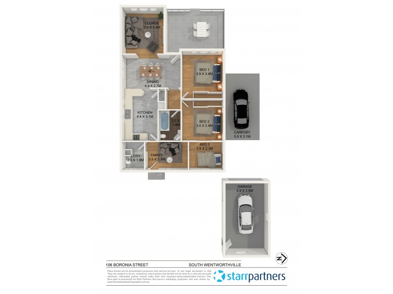 106 Boronia Street, South Wentworthville NSW 2145 Floorplan