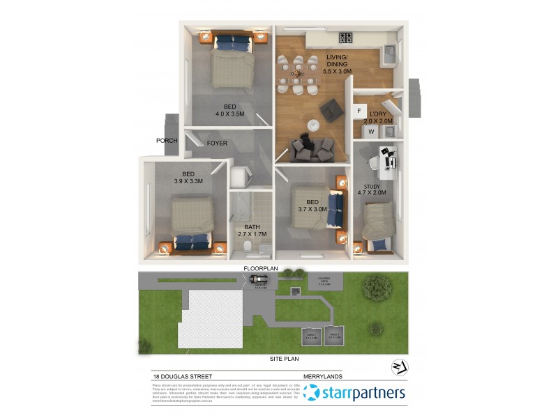18 Douglas Street, Merrylands NSW 2160 Floorplan