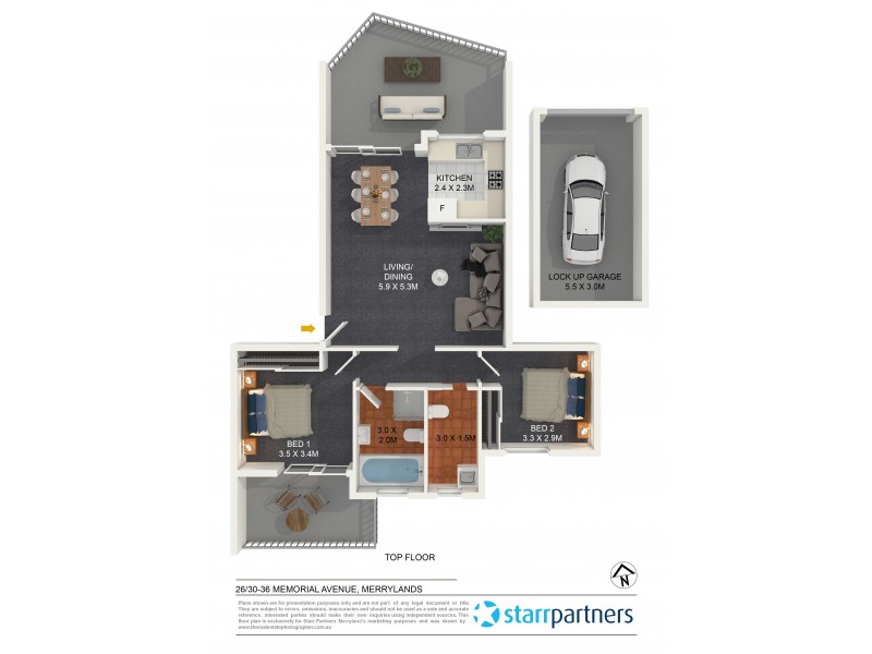 26/30-36 Memorial Avenue, Merrylands NSW 2160 Floorplan