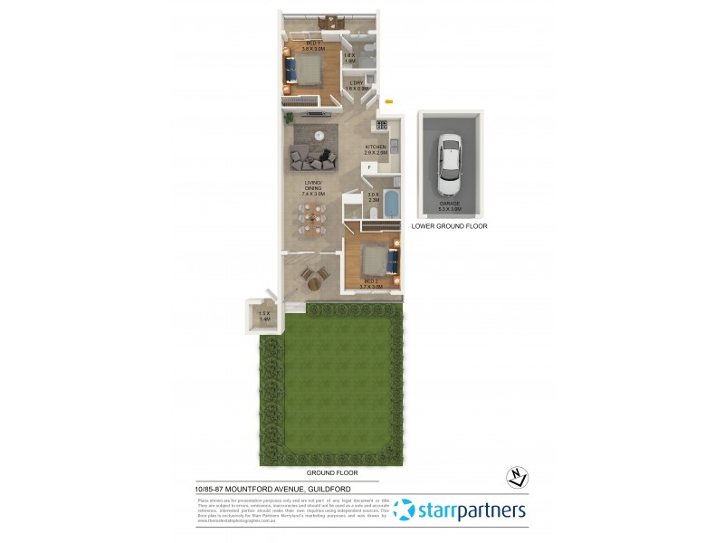 10/85-87 Mountford Avenue, Guildford NSW 2161 Floorplan