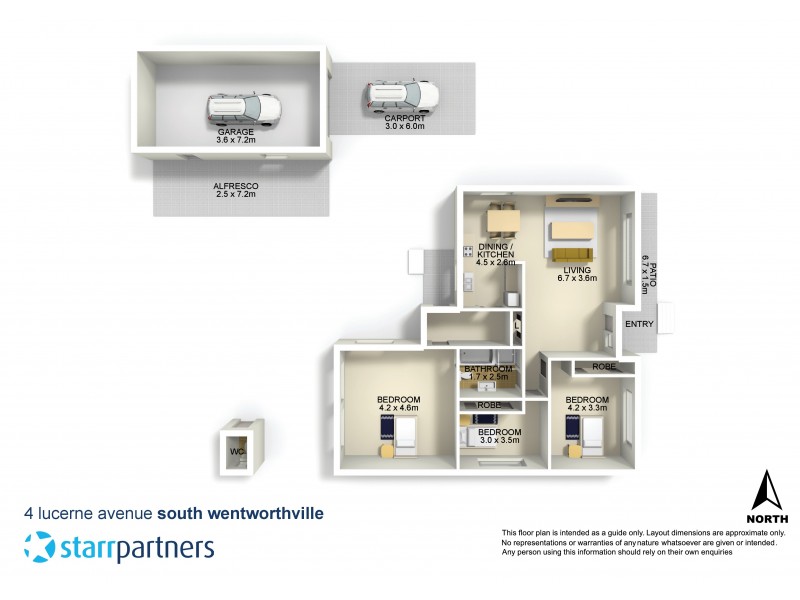4 Lucerne Avenue, South Wentworthville NSW 2145 Floorplan