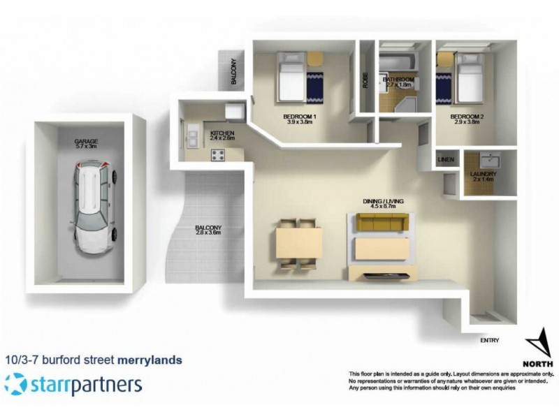 10/3-7 BURFORD STREET, Merrylands NSW 2160 Floorplan