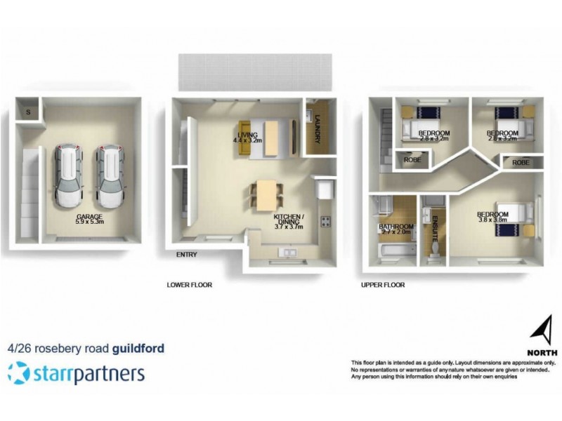 4/26 ROSEBERY ROAD, Guildford NSW 2161 Floorplan