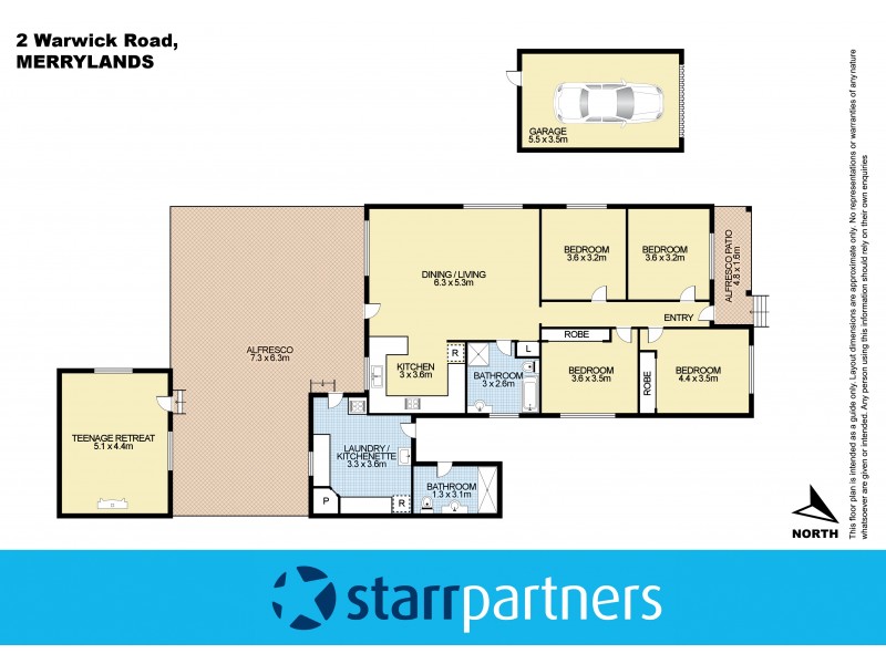 2 Warwick Road, Merrylands NSW 2160 Floorplan