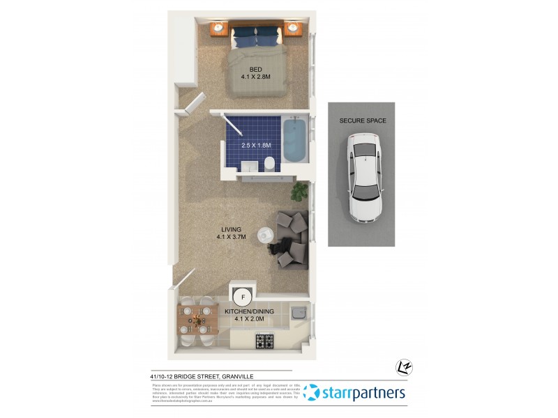 41/10-12 Bridge Street, Granville NSW 2142 Floorplan
