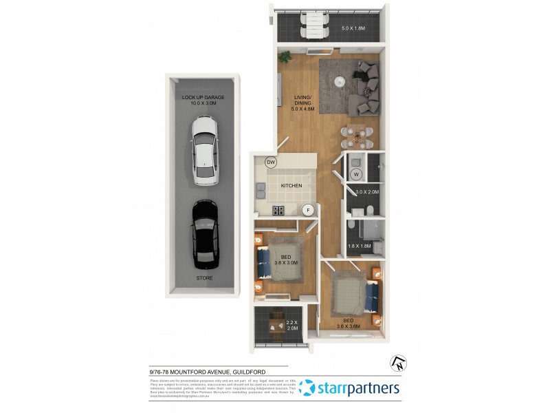 9/76-78 Mountford Avenue, Guildford NSW 2161 Floorplan