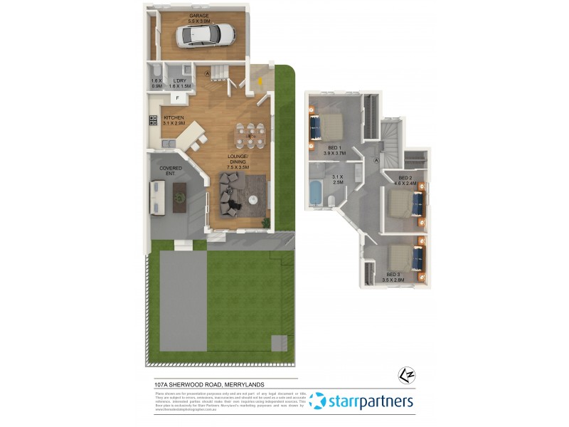 107a Sherwood Road, Merrylands NSW 2160 Floorplan