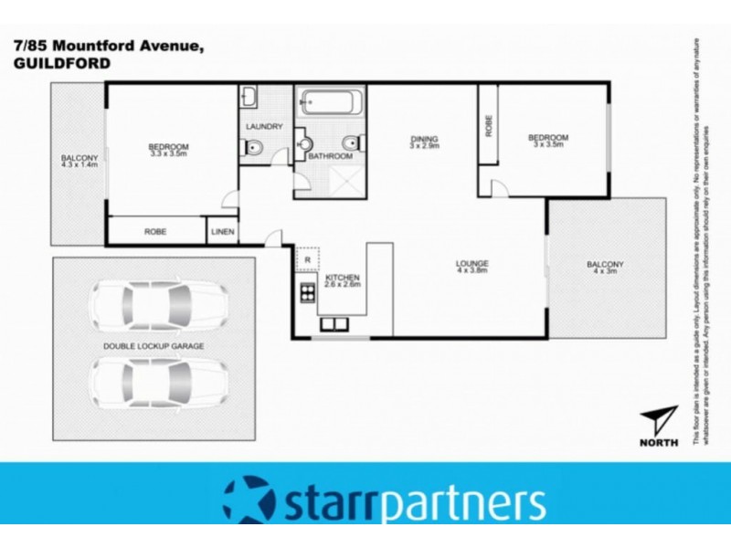 7/85 MOUNTFORD AVENUE, Guildford NSW 2161 Floorplan