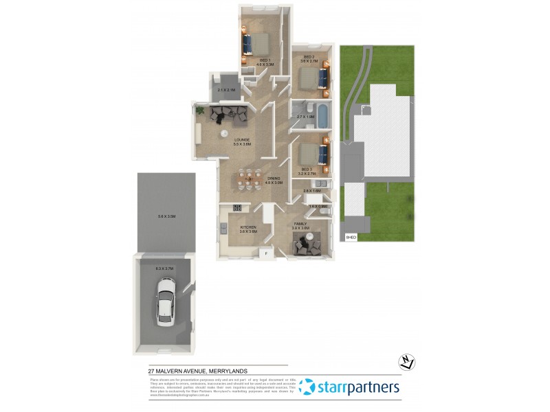 27 Malvern Avenue, Merrylands NSW 2160 Floorplan