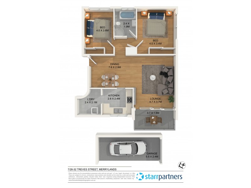 7/28-32 Treves Street, Merrylands NSW 2160 Floorplan
