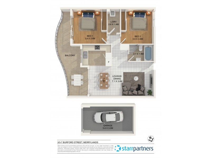 3/3-7 Burford Street, Merrylands NSW 2160 Floorplan
