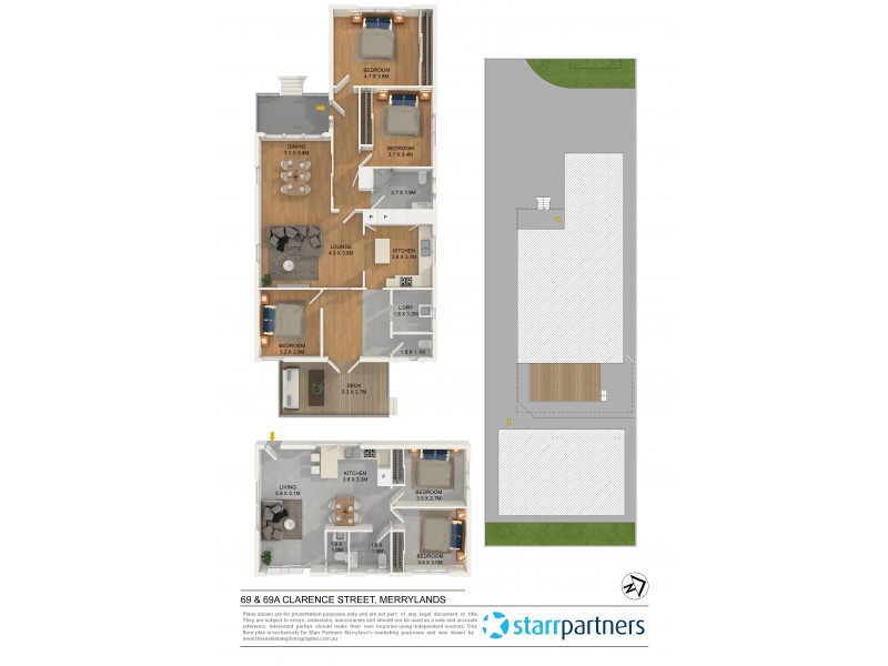 69 & 69a Clarence Street, Merrylands NSW 2160 Floorplan