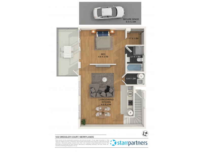 10/2 Dressler Court, Merrylands NSW 2160 Floorplan