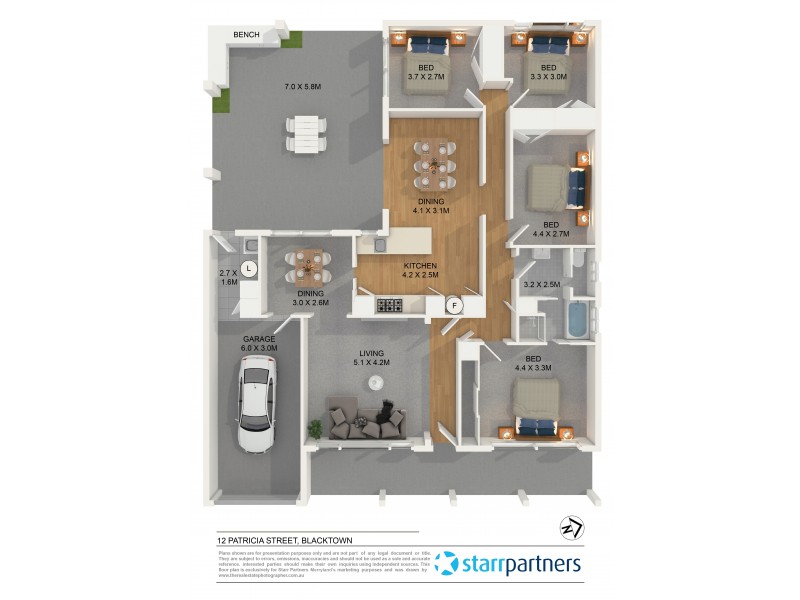12 Patricia Street, Blacktown NSW 2148 Floorplan