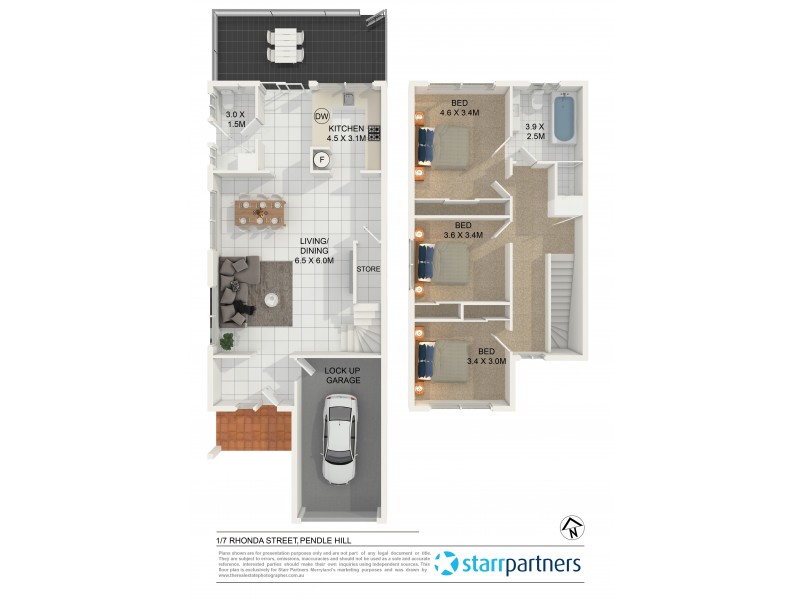 1/7 Rhonda Street, Pendle Hill NSW 2145 Floorplan