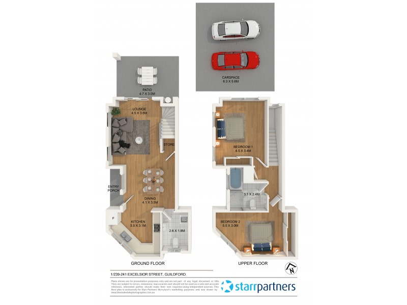1/239-241 Excelsior Street, Guildford NSW 2161 Floorplan