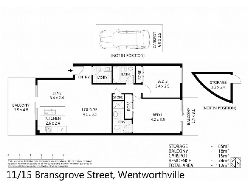 11/15  Bransgrove Street, Wentworthville NSW 2145 Floorplan