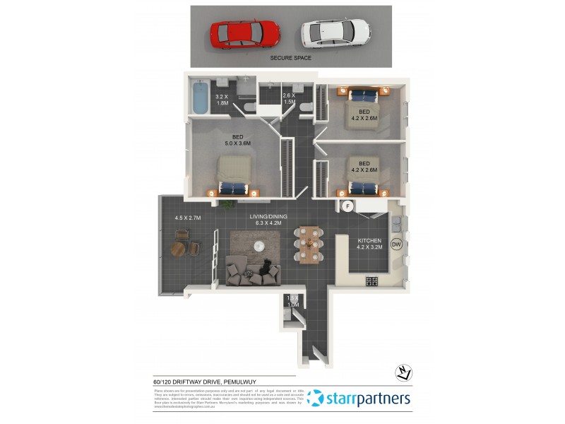 60/120 Driftway Drive, Pemulwuy NSW 2145 Floorplan