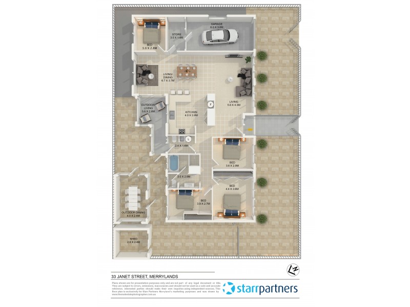 33 Janet Street, Merrylands NSW 2160 Floorplan