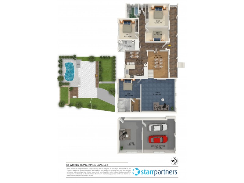 65 Whitby Road, Kings Langley NSW 2147 Floorplan