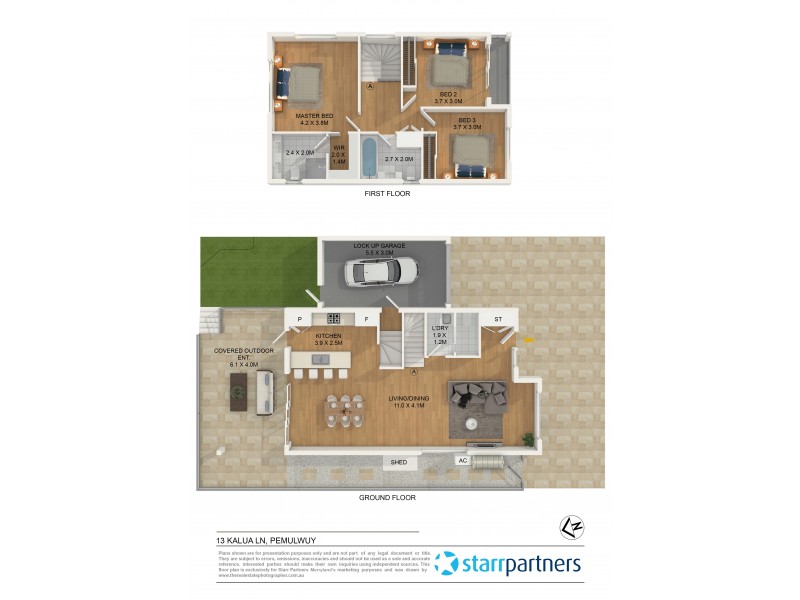 13 Kalua Lane, Pemulwuy NSW 2145 Floorplan