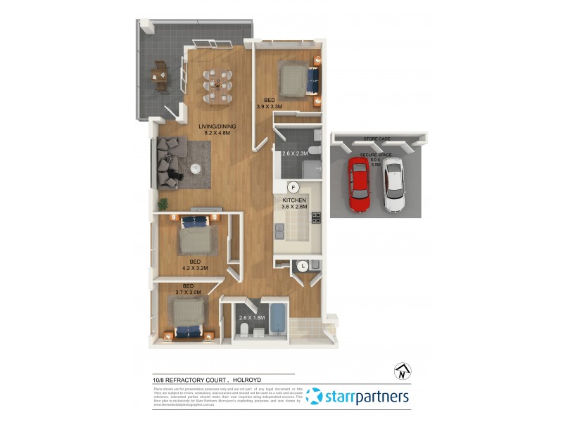 10/8 Refractory Court, Merrylands NSW 2160 Floorplan