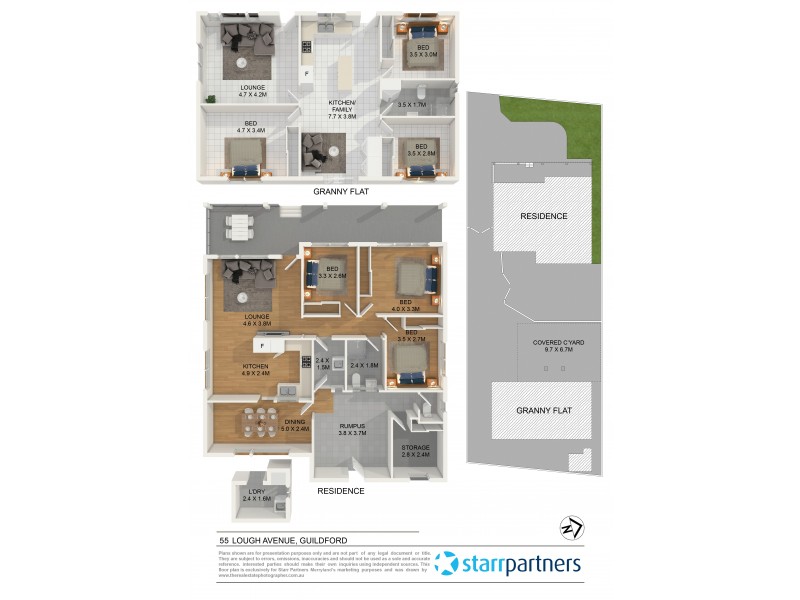55 Lough Avenue, Guildford NSW 2161 Floorplan
