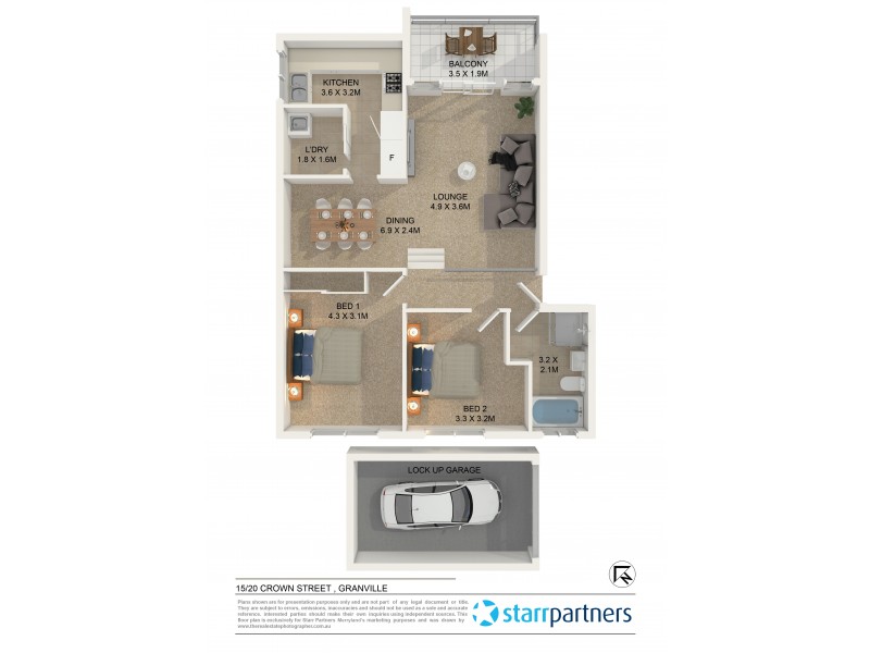 15/20 Crown Street, Granville NSW 2142 Floorplan