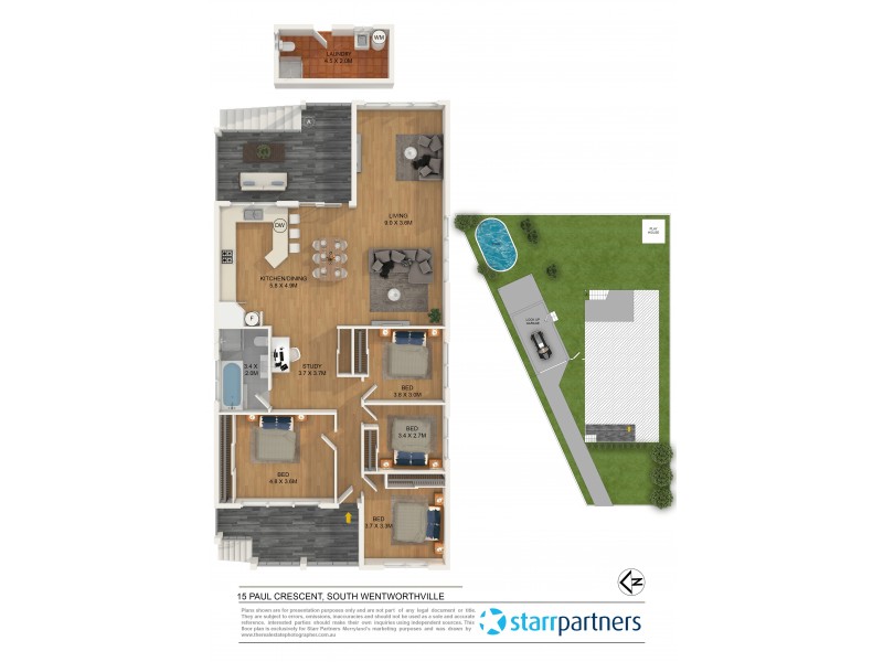 15 Paul Crescent, South Wentworthville NSW 2145 Floorplan