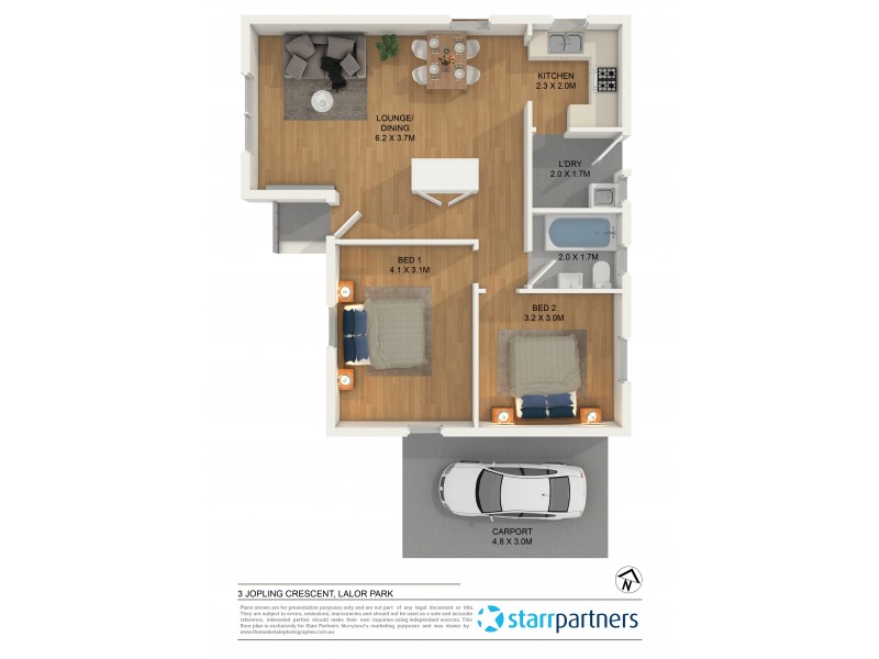 3 Jopling Crescent, Lalor Park NSW 2147 Floorplan
