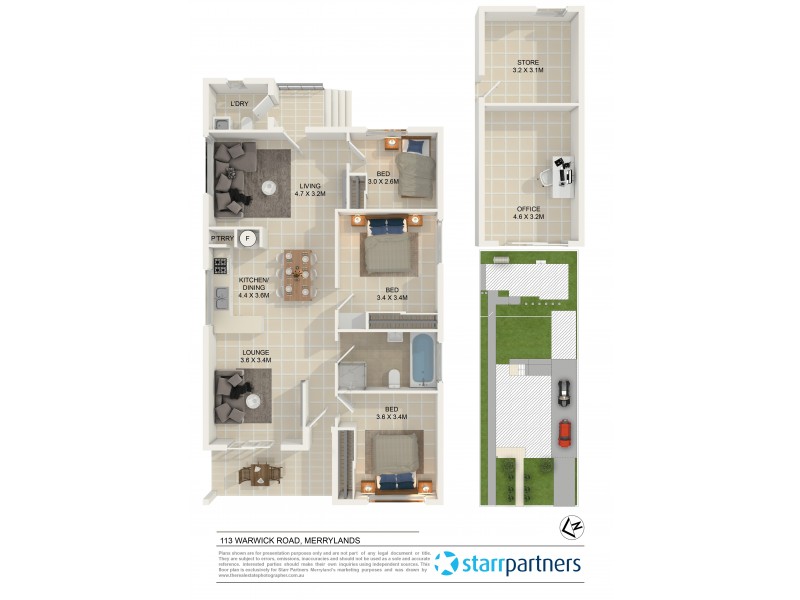 113 Warwick Road, Merrylands NSW 2160 Floorplan