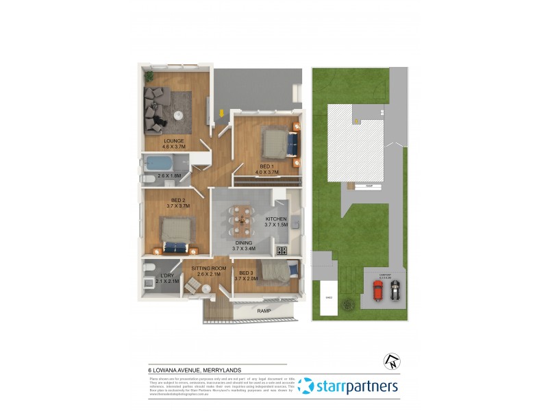 6 Lowana Avenue, Merrylands NSW 2160 Floorplan