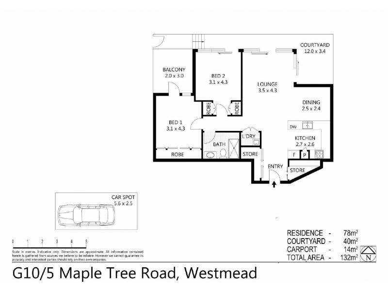 10/5  Maple Tree Road, Westmead NSW 2145 Floorplan