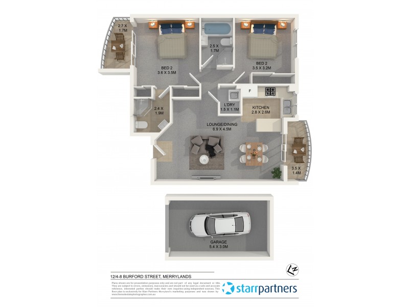 12/4-8 Burford Street, Merrylands NSW 2160 Floorplan