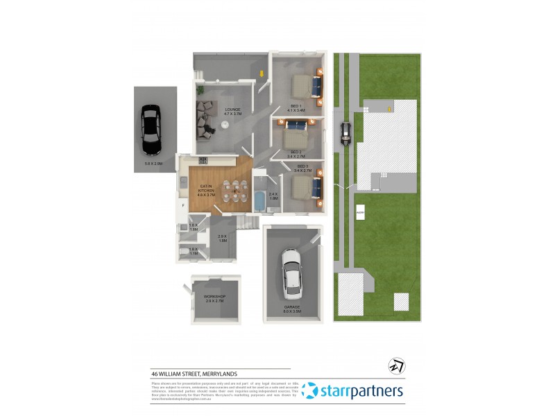 46 William Street, Merrylands NSW 2160 Floorplan