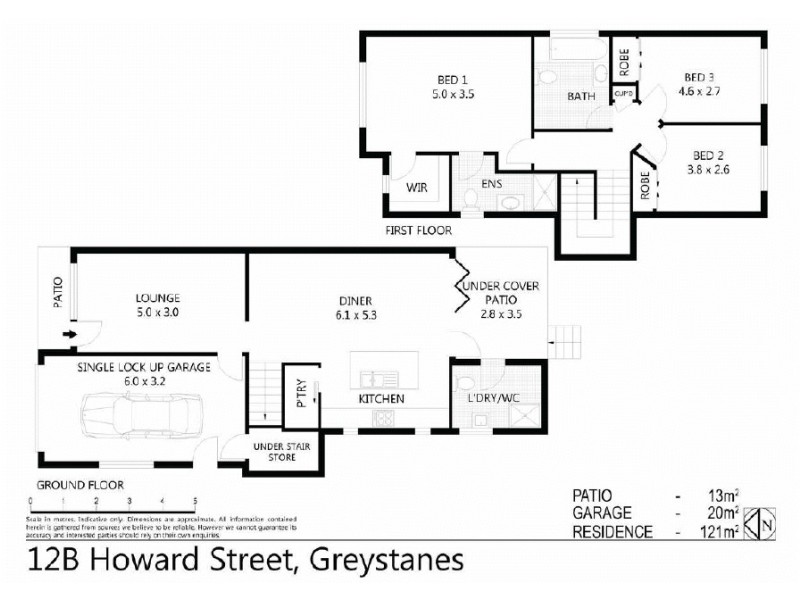 12b  Howard Street, Greystanes NSW 2145 Floorplan