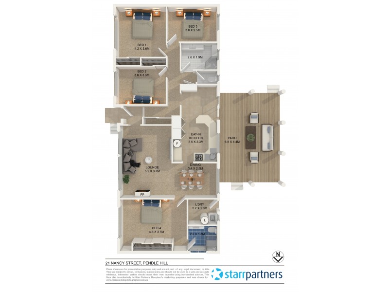 21 Nancy Street, Pendle Hill NSW 2145 Floorplan