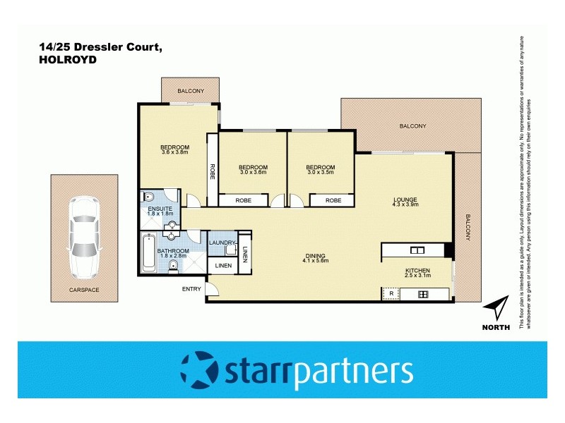14/25 Dressler Court, Merrylands NSW 2160 Floorplan