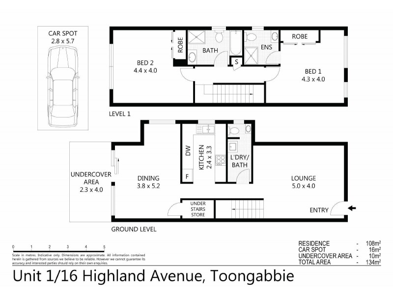 1/16 HIGHLAND AVENUE, Toongabbie NSW 2146