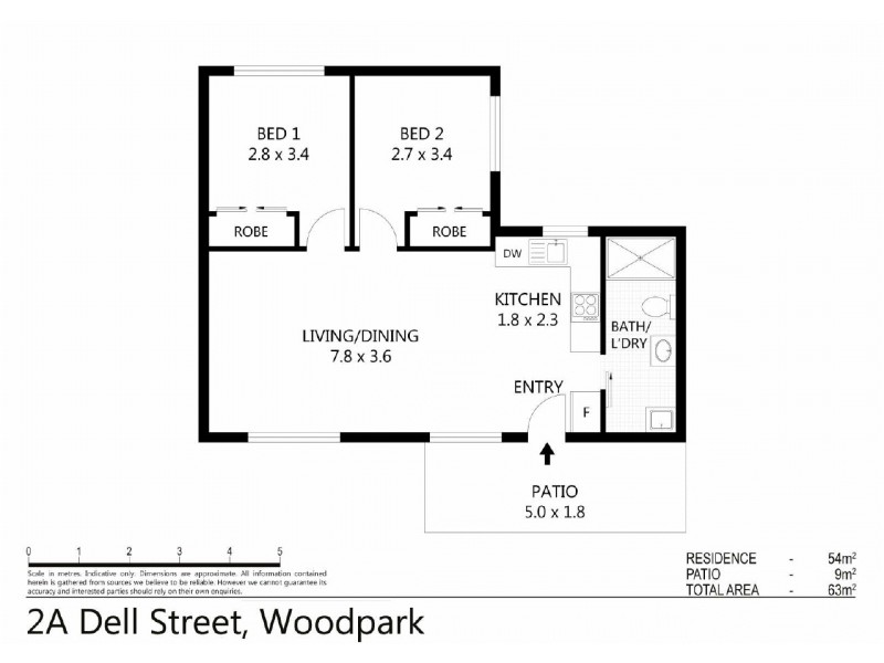 2A  Dell Street, Woodpark NSW 2164 Floorplan