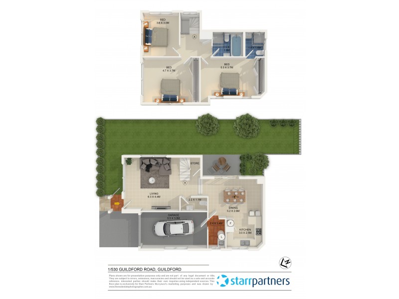 1/530 Guildford Road, Guildford NSW 2161 Floorplan