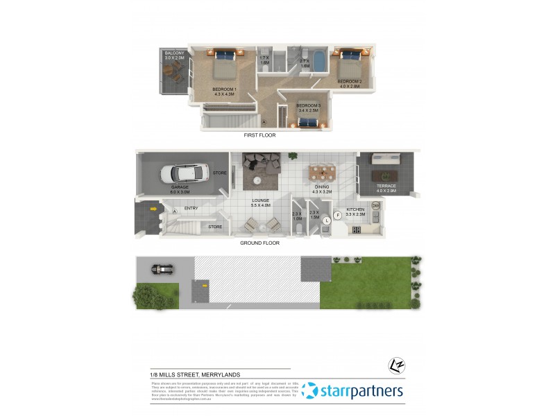 1/8 Mills Street, Merrylands NSW 2160 Floorplan