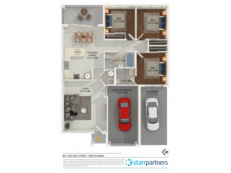 26/1 Roland Street, Greystanes NSW 2145 Floorplan