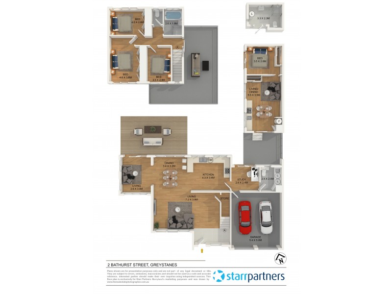 2 Bathurst Street, Greystanes NSW 2145 Floorplan