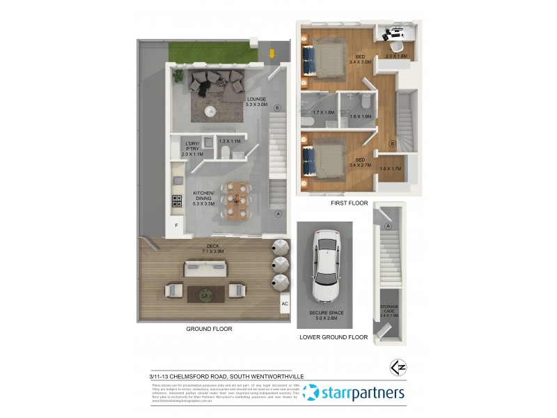3/11-13 Chelmsford Road, South Wentworthville NSW 2145 Floorplan