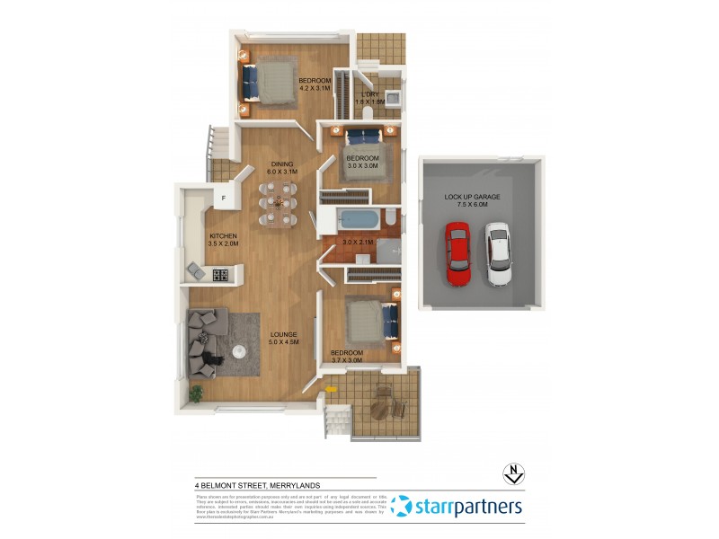 4 Belmont Street, Merrylands NSW 2160 Floorplan
