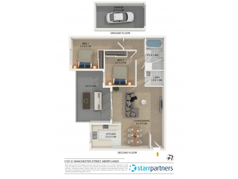 17/27-31 Manchester Street, Merrylands NSW 2160 Floorplan