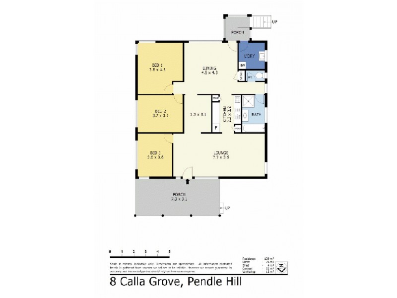 8  Calla Grove, Pendle Hill NSW 2145 Floorplan