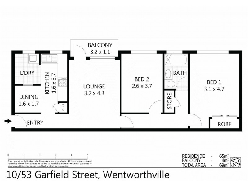 10/53  Garfield Street, Wentworthville NSW 2145 Floorplan