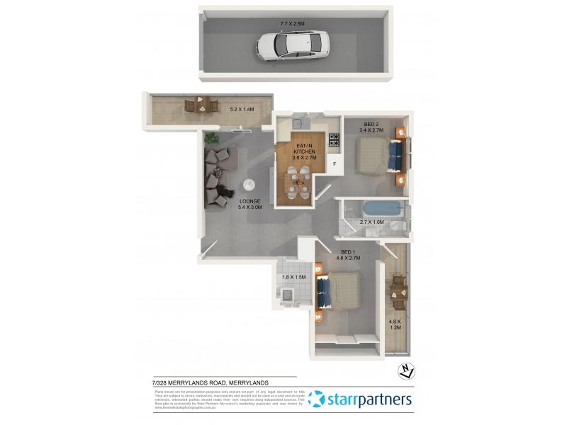 7/328 Merrylands Road, Merrylands NSW 2160 Floorplan